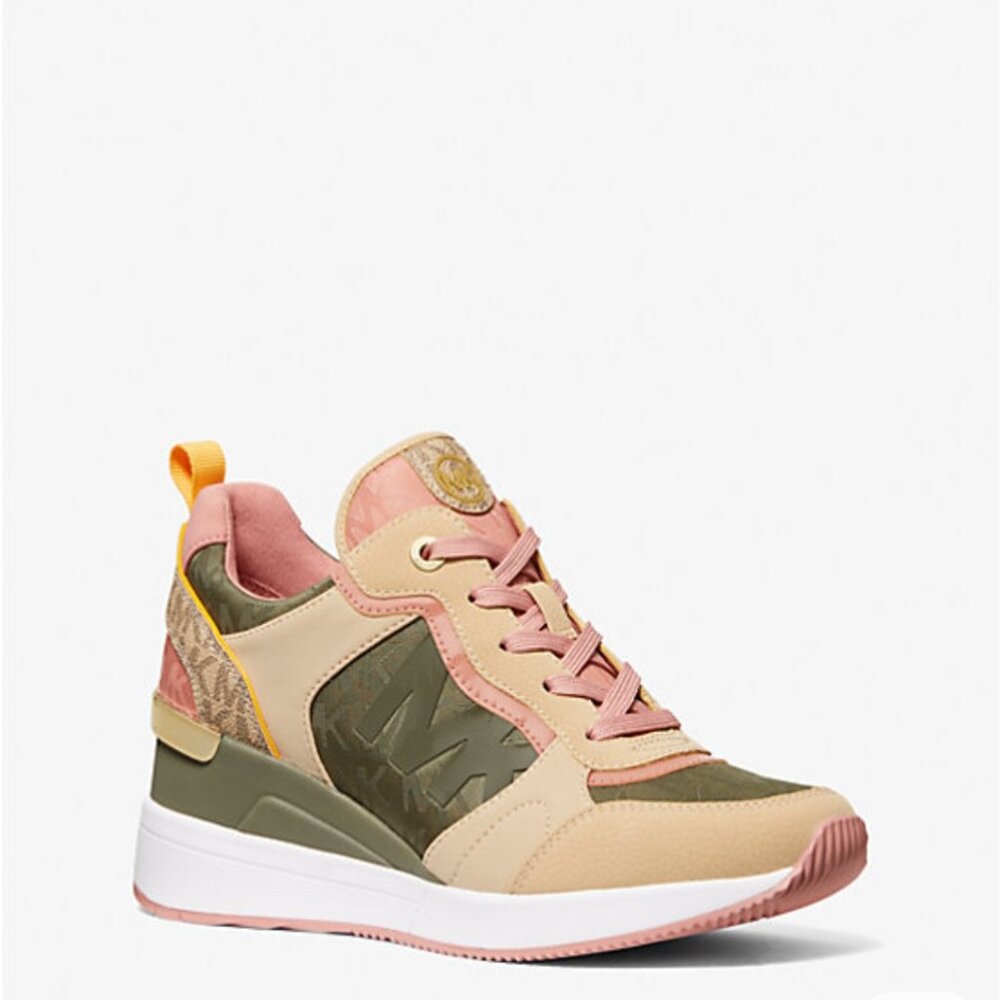 Michael Kors Crista Trainer, Army Green.